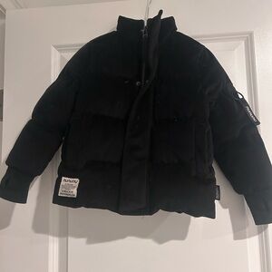 Nununu Black Puffer Jacket Size 3-4